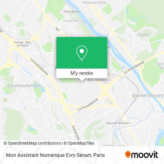 Mon Assistant Numérique Evry Sénart plan