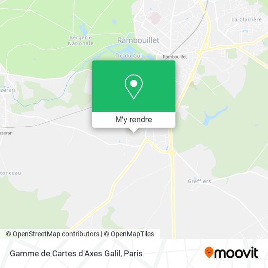 Gamme de Cartes d'Axes Galil plan