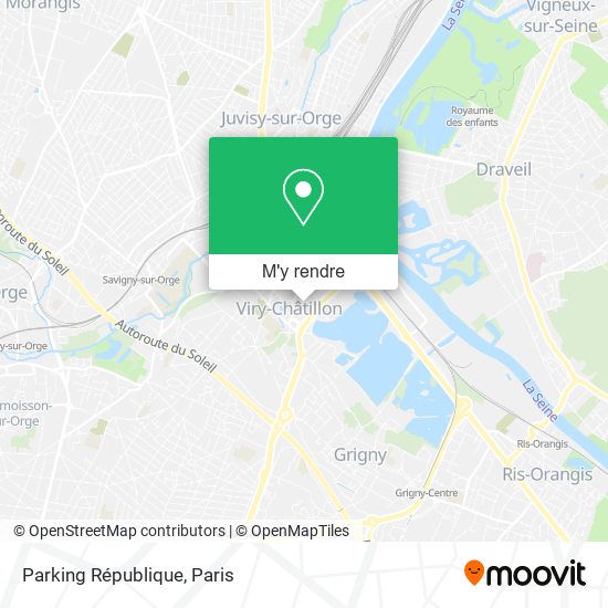Parking République plan