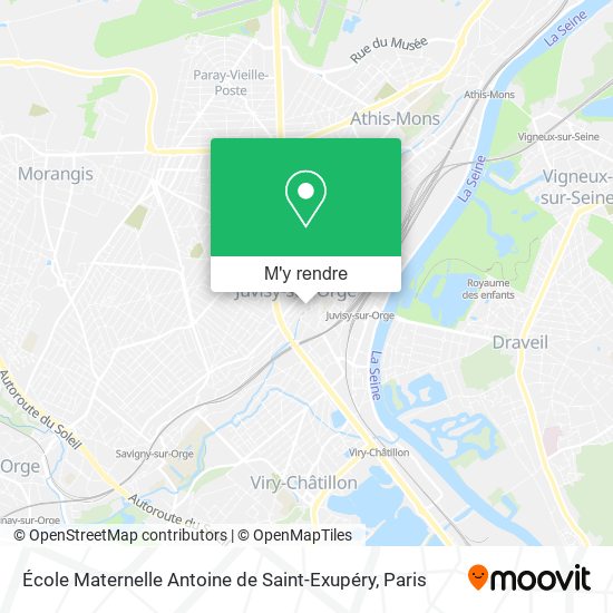 École Maternelle Antoine de Saint-Exupéry plan