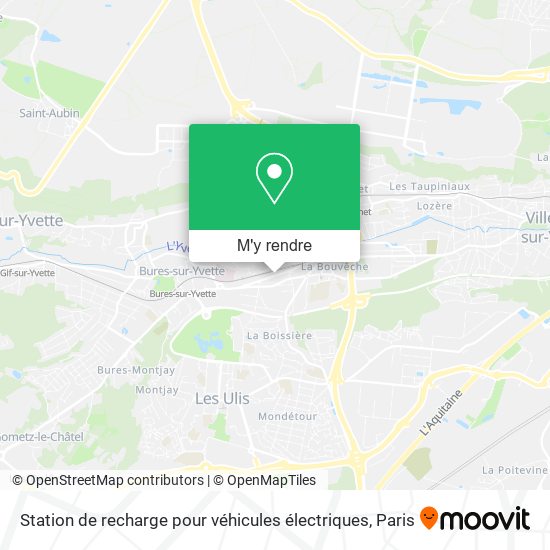 Station de recharge pour véhicules électriques plan