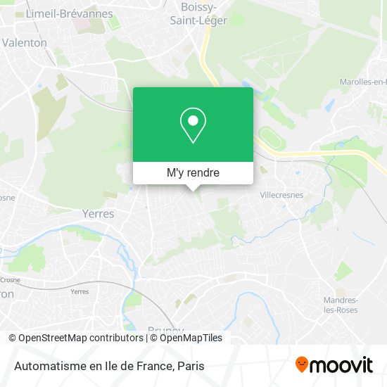Automatisme en Ile de France plan