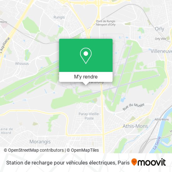 Station de recharge pour véhicules électriques plan