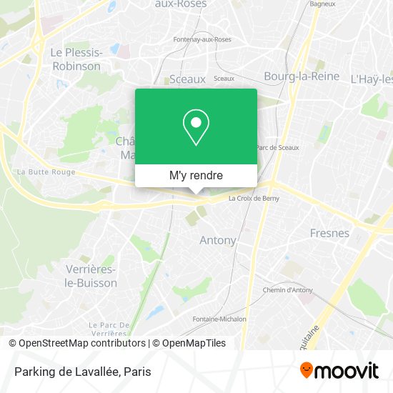 Parking de Lavallée plan