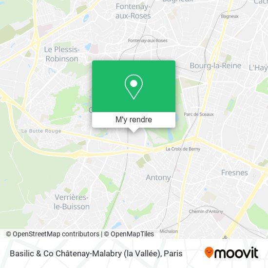Basilic & Co Châtenay-Malabry (la Vallée) plan