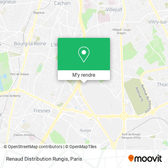Renaud Distribution Rungis plan