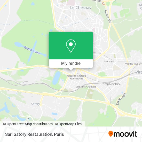 Sarl Satory Restauration plan