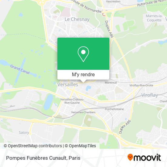 Pompes Funèbres Cunault plan