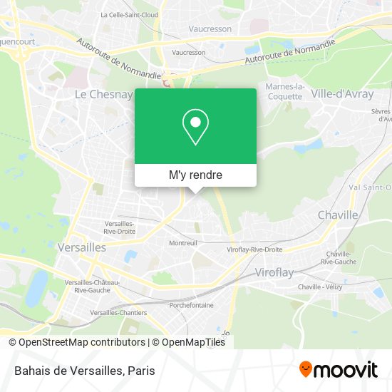 Bahais de Versailles plan