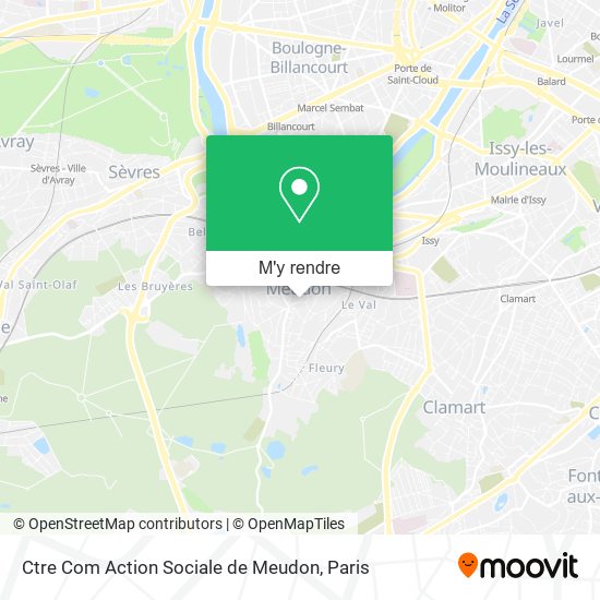 Ctre Com Action Sociale de Meudon plan