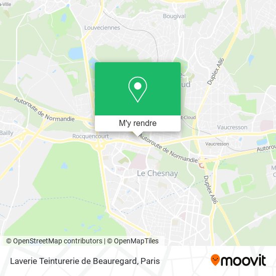 Laverie Teinturerie de Beauregard plan