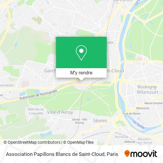 Association Papillons Blancs de Saint-Cloud plan