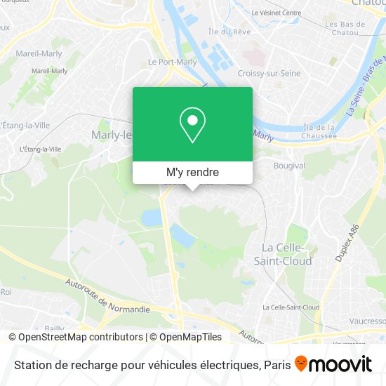 Station de recharge pour véhicules électriques plan