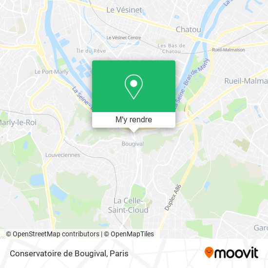 Conservatoire de Bougival plan