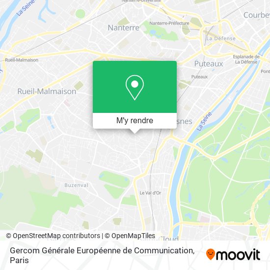 Gercom Générale Européenne de Communication plan