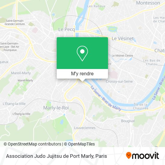 Association Judo Jujitsu de Port Marly plan