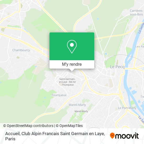 Accueil, Club Alpin Francais Saint Germain en Laye plan