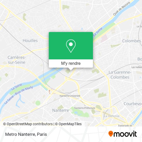 Metro Nanterre plan