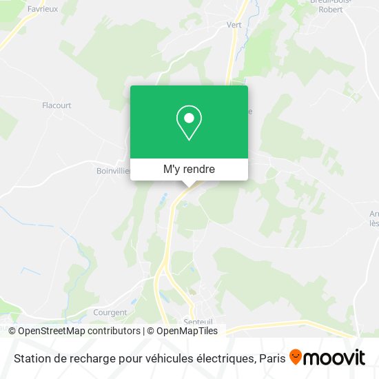 Station de recharge pour véhicules électriques plan