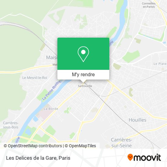 Les Delices de la Gare plan