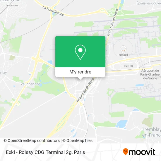 Exki - Roissy CDG Terminal 2g plan