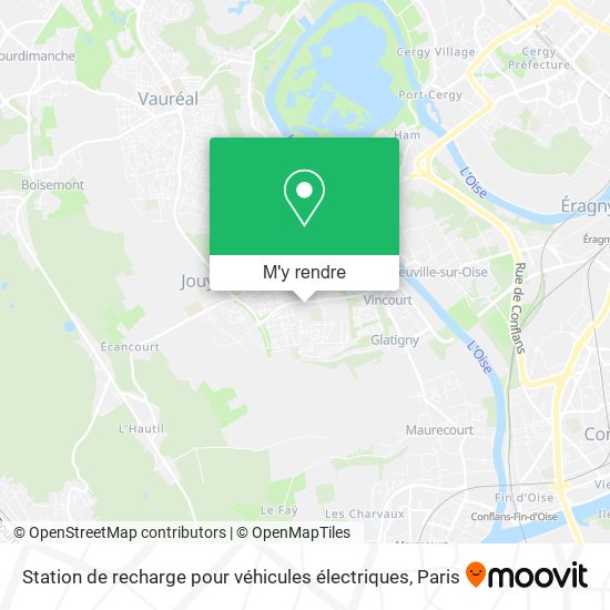 Station de recharge pour véhicules électriques plan