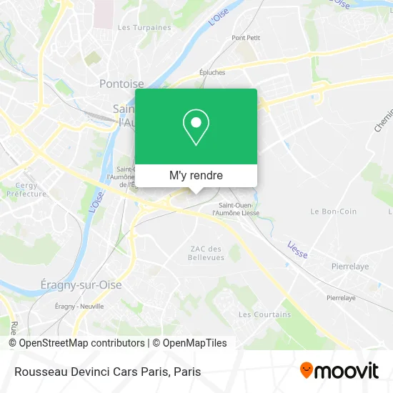 Rousseau Devinci Cars Paris plan