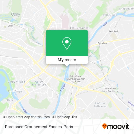 Paroisses Groupement Fosses plan
