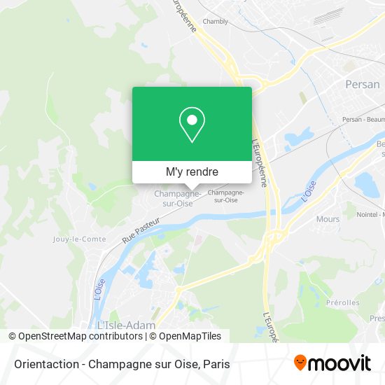 Orientaction - Champagne sur Oise plan