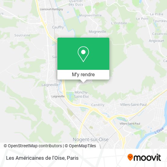 Les Américaines de l'Oise plan