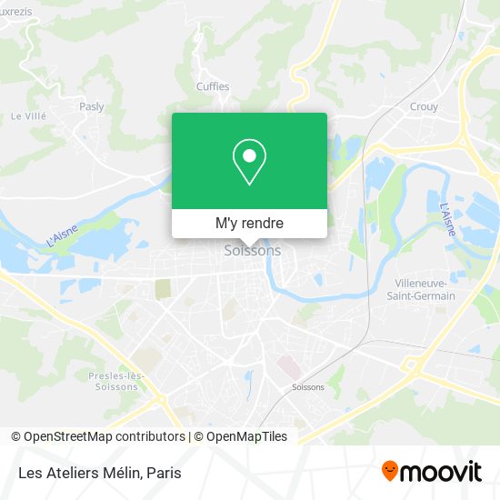 Les Ateliers Mélin plan