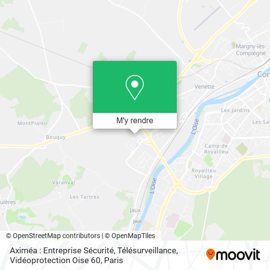 Aximéa : Entreprise Sécurité, Télésurveillance, Vidéoprotection Oise 60 plan