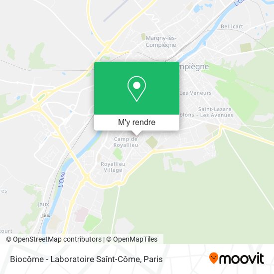 Biocôme - Laboratoire Saînt-Côme plan