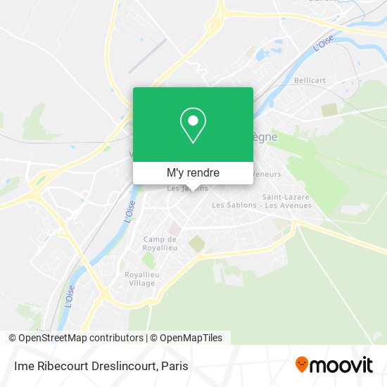 Ime Ribecourt Dreslincourt plan