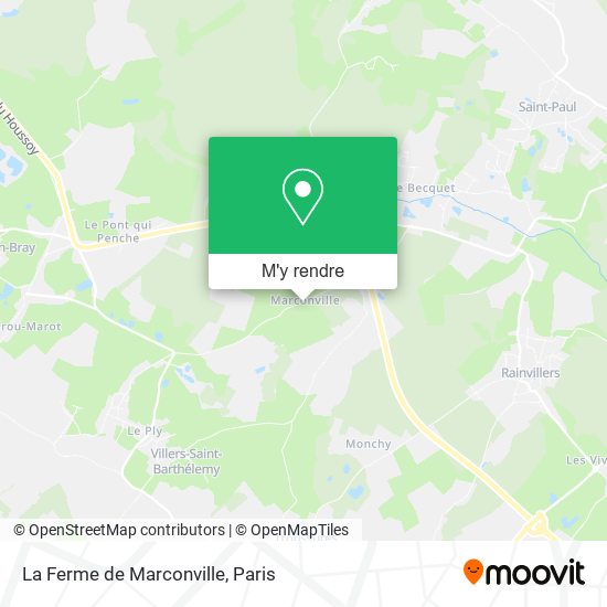 La Ferme de Marconville plan