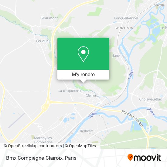Bmx Compiègne-Clairoix plan