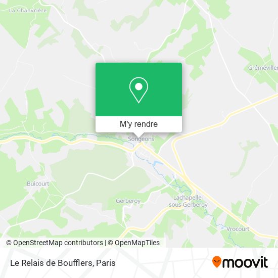 Le Relais de Boufflers plan
