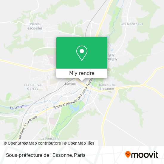 Sous-préfecture de l'Essonne plan