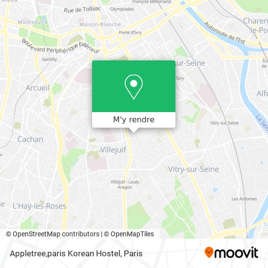 Appletree,paris Korean Hostel plan