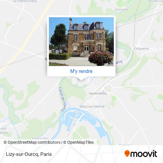 Lizy-sur-Ourcq plan