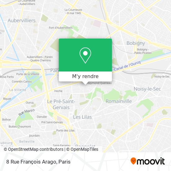 8 Rue François Arago plan