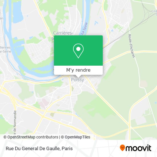 Rue Du General De Gaulle plan