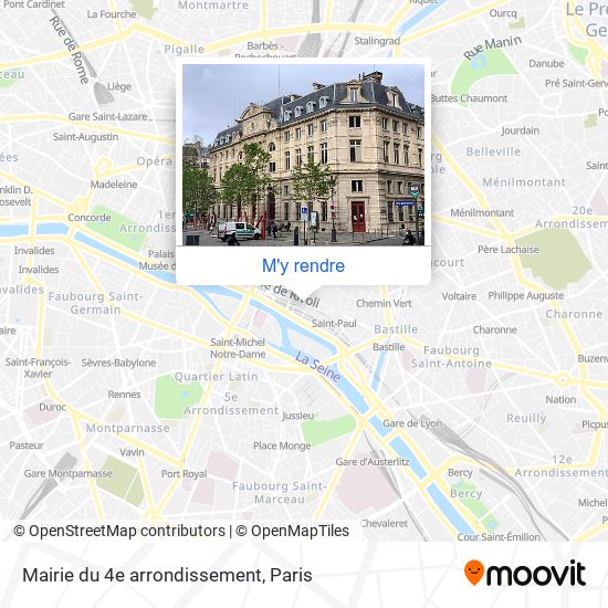 Mairie du 4e arrondissement plan