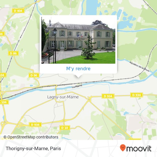 Thorigny-sur-Marne plan