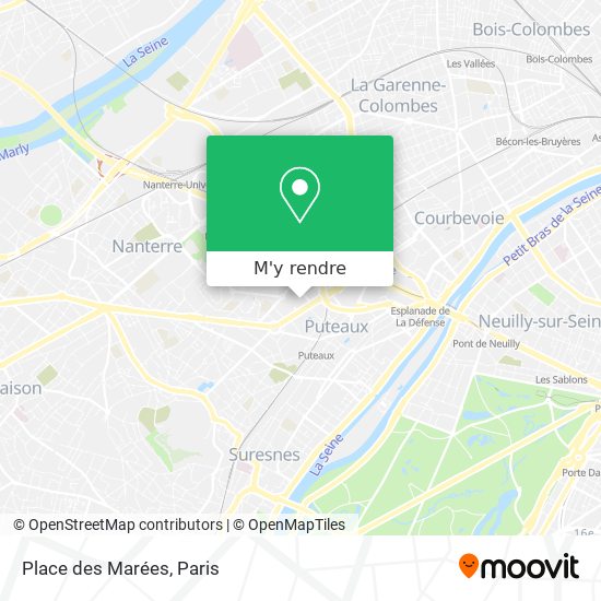 Place des Marées plan