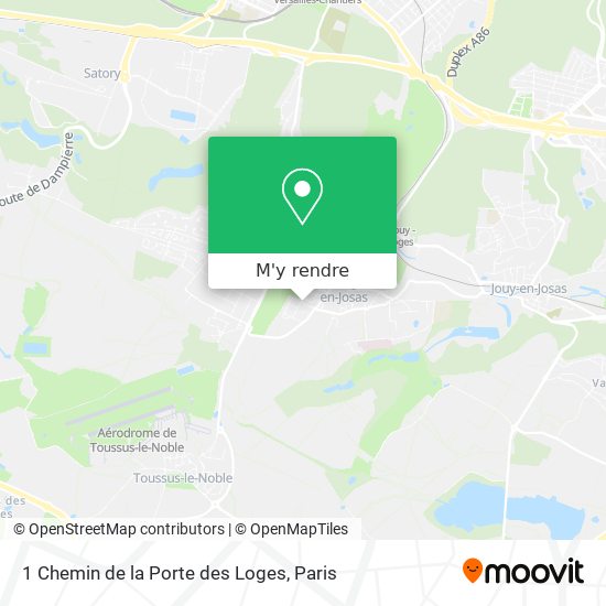 1 Chemin de la Porte des Loges plan