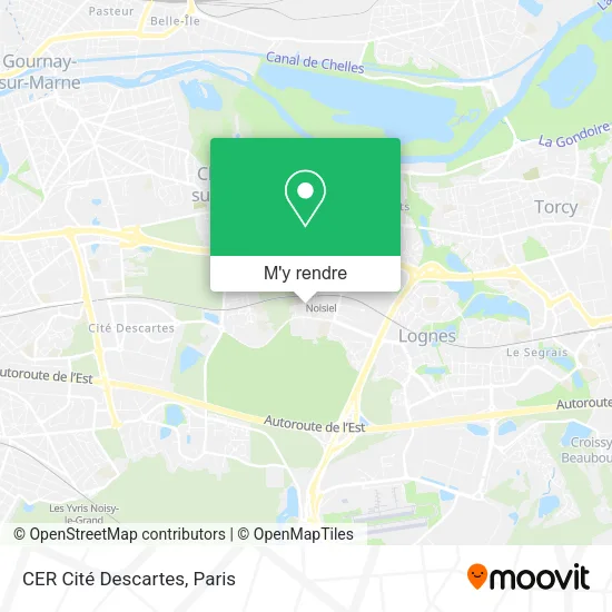 CER Cité Descartes plan