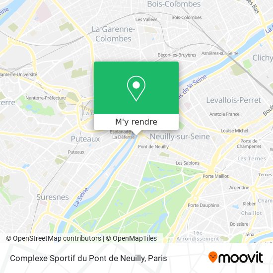 Complexe Sportif du Pont de Neuilly plan