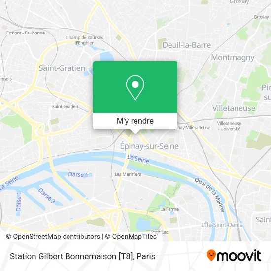 Station Gilbert Bonnemaison [T8] plan