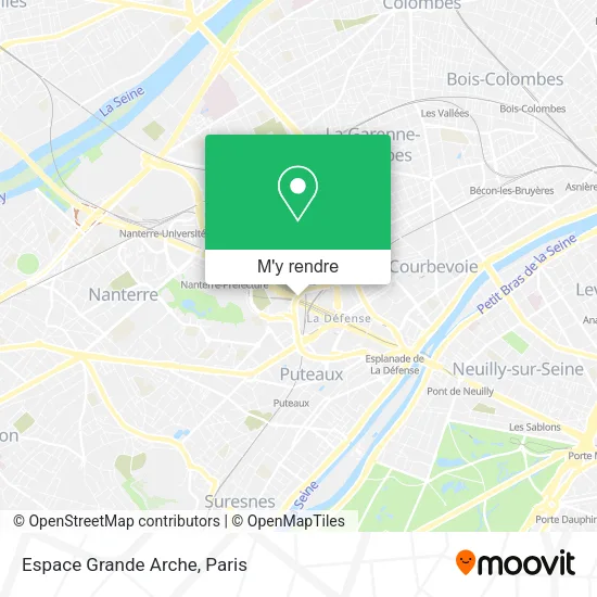 Espace Grande Arche plan